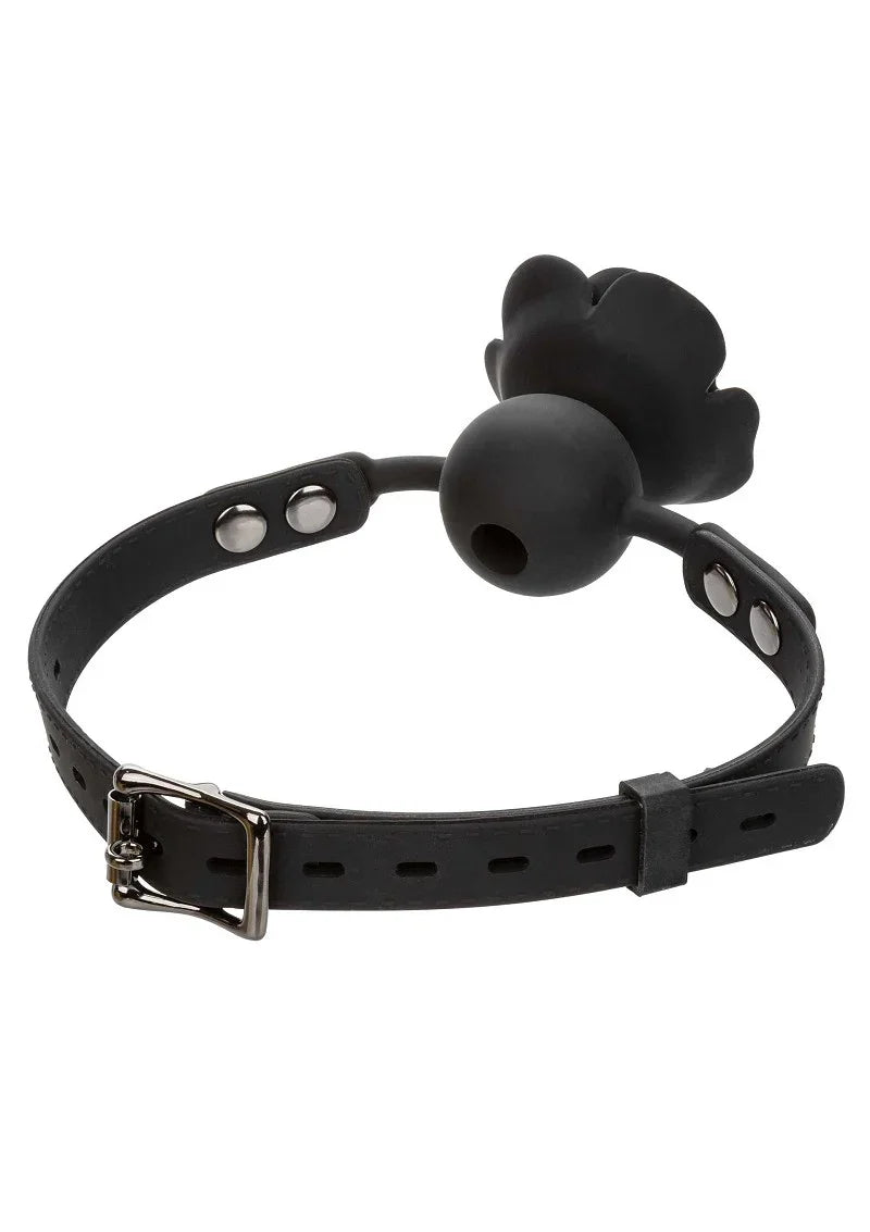 Forbidden Removable Rose Gag by CalExotics - Happytoys Sexshop: Toys for Feeling Happy & Easy 😊 - Discreet geleverd
