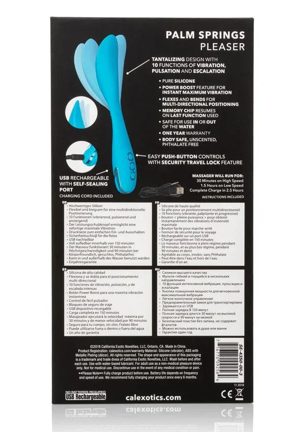 California Dreaming Palm Springs Pleaser by CalExotics - Happytoys Sexshop: Toys for Feeling Happy & Easy 😊 - Discreet geleverd