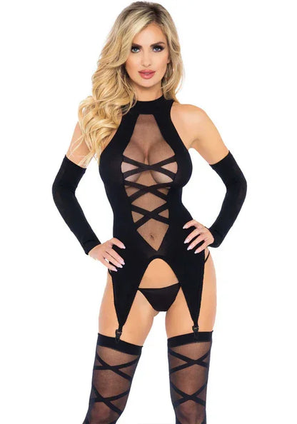 Camigarter, Stockings & Gloves by Leg Avenue - Happytoys Sexshop: Toys for Feeling Happy & Easy 😊 - Discreet geleverd