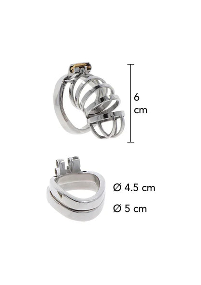 Chastity Cock Cage Metal by Hidden Desire - Happytoys Sexshop: Toys for Feeling Happy & Easy 😊 - Discreet geleverd