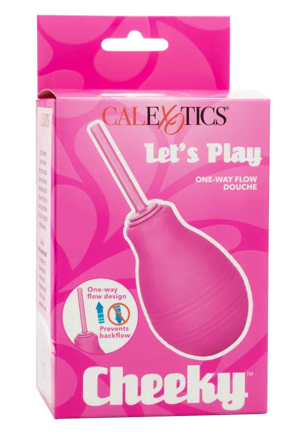 Cheeky One-Way Flow Douche Pink by CalExotics - Happytoys Sexshop: Toys for Feeling Happy & Easy 😊 - Discreet geleverd