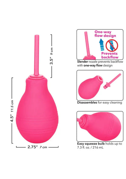 Cheeky One-Way Flow Douche Pink by CalExotics - Happytoys Sexshop: Toys for Feeling Happy & Easy 😊 - Discreet geleverd