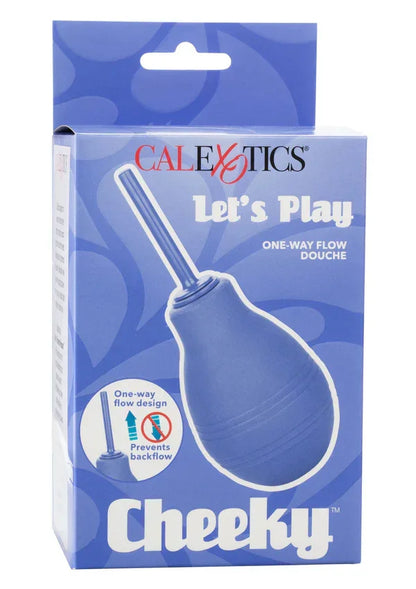 Cheeky One-Way Flow Douche Purple by CalExotics - Happytoys Sexshop: Toys for Feeling Happy & Easy 😊 - Discreet geleverd