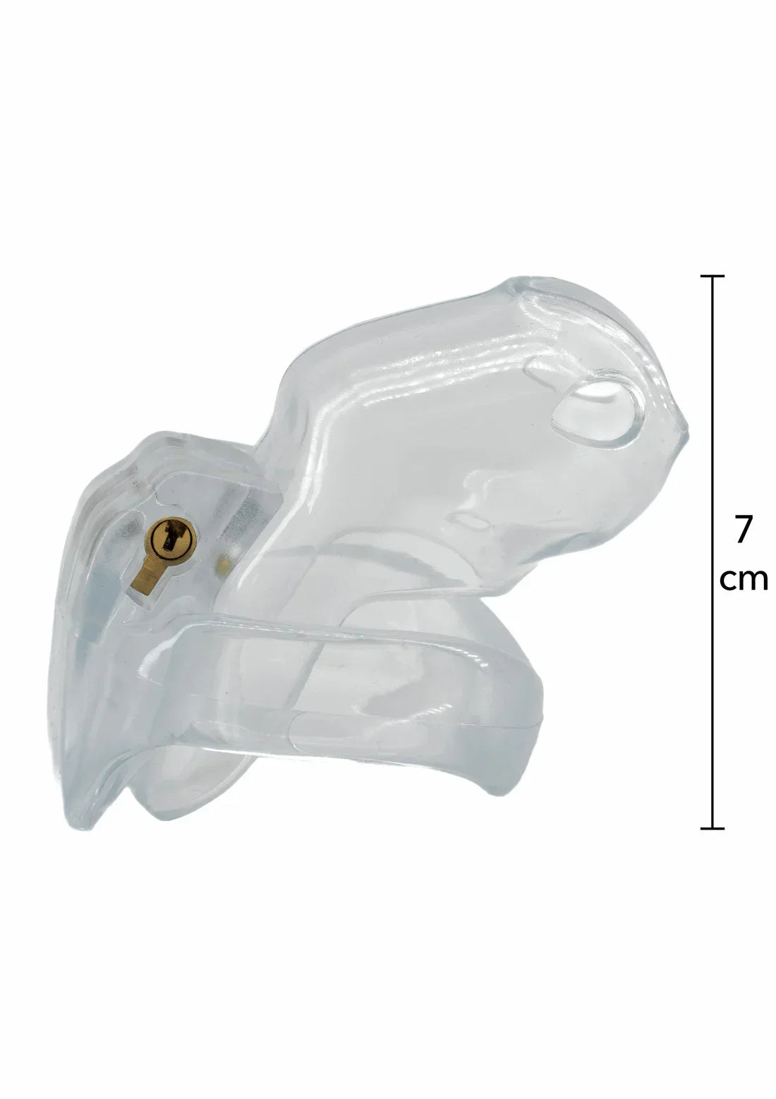 Clear Control Cock Cage Short by Hidden Desire