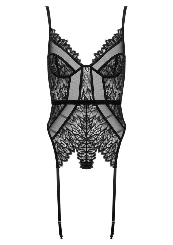 Corset And Thong L/XL CO102 by Kotek - Happytoys Sexshop: Toys for Feeling Happy & Easy 😊 - Discreet geleverd