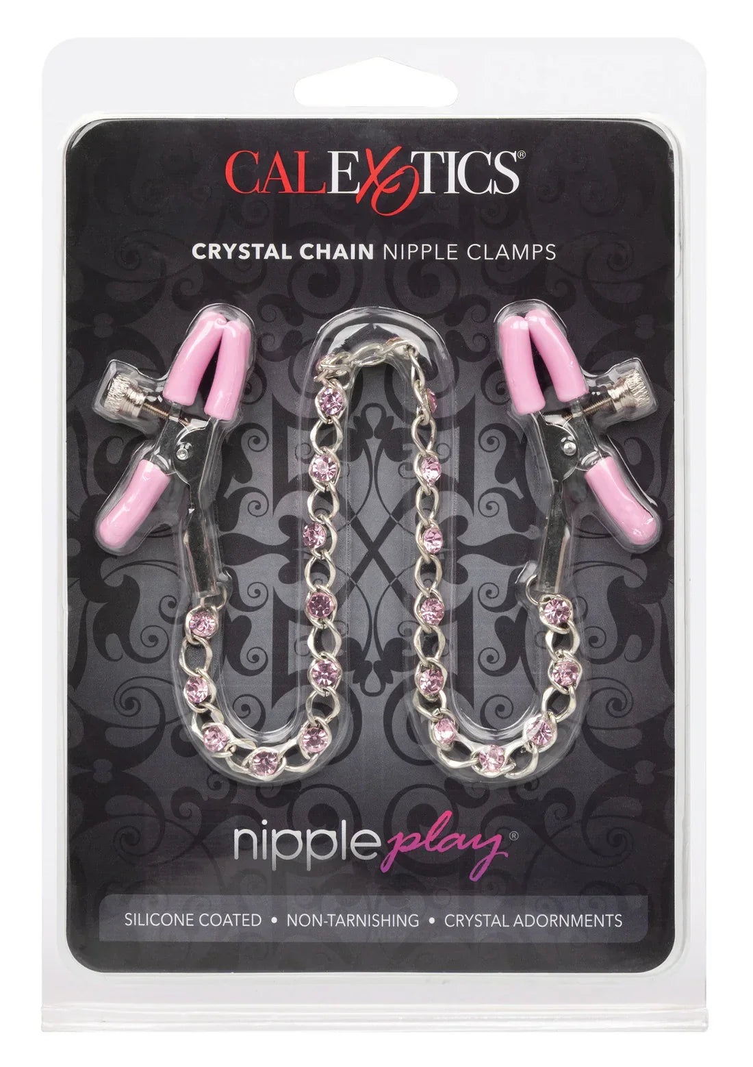 Crystal Chain Nipple Clamps by CalExotics - Happytoys Sexshop: Toys for Feeling Happy & Easy 😊 - Discreet geleverd