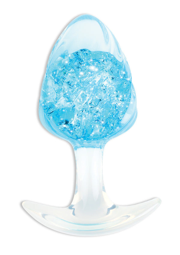 Kristall Buttplug groß