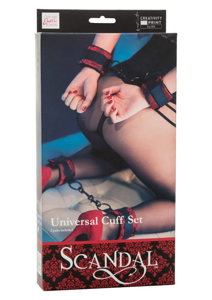 Scandal Universal Cuff Set by CalExotics - Happytoys Sexshop: Toys for Feeling Happy & Easy 😊 - Discreet geleverd