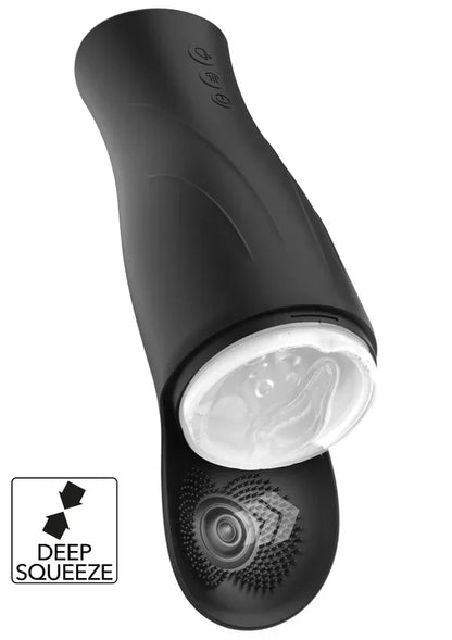 Deep Squeeze Nutbuster Triple Masturbator by Hidden Desire - Happytoys Sexshop: Toys for Feeling Happy & Easy 😊 - Discreet geleverd