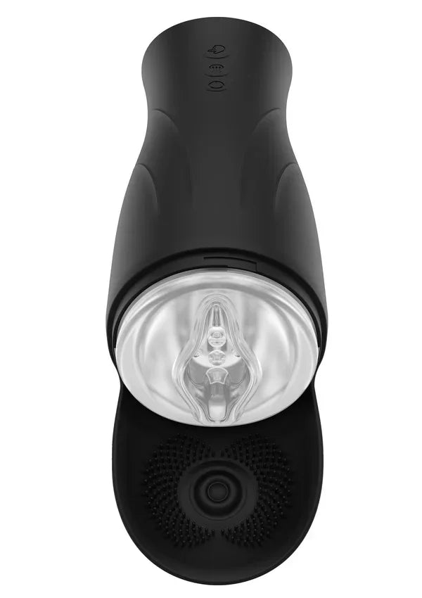 Deep Squeeze Nutbuster Triple Masturbator by Hidden Desire - Happytoys Sexshop: Toys for Feeling Happy & Easy 😊 - Discreet geleverd