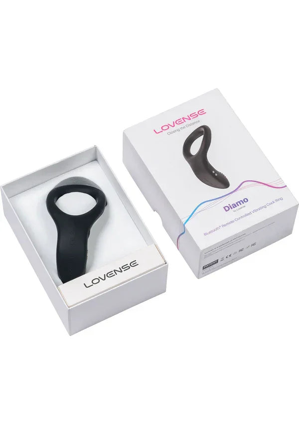 Diamo vibrating Cock Ring by Lovesense - Happytoys Sexshop: Toys for Feeling Happy & Easy 😊 - Discreet geleverd