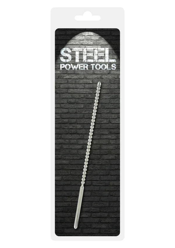 Dip Stick Ribbed 6 mm by Steel Power Tools - Happytoys Sexshop: Toys for Feeling Happy & Easy 😊 - Discreet geleverd