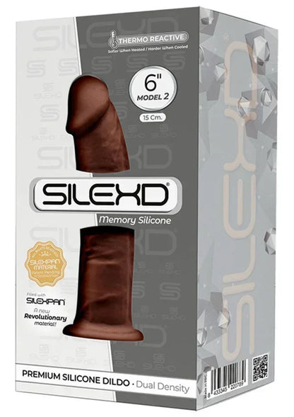 Dong Model 6 inch Glow Red by Silex-D - Happytoys Sexshop: Toys for Feeling Happy & Easy 😊 - Discreet geleverd