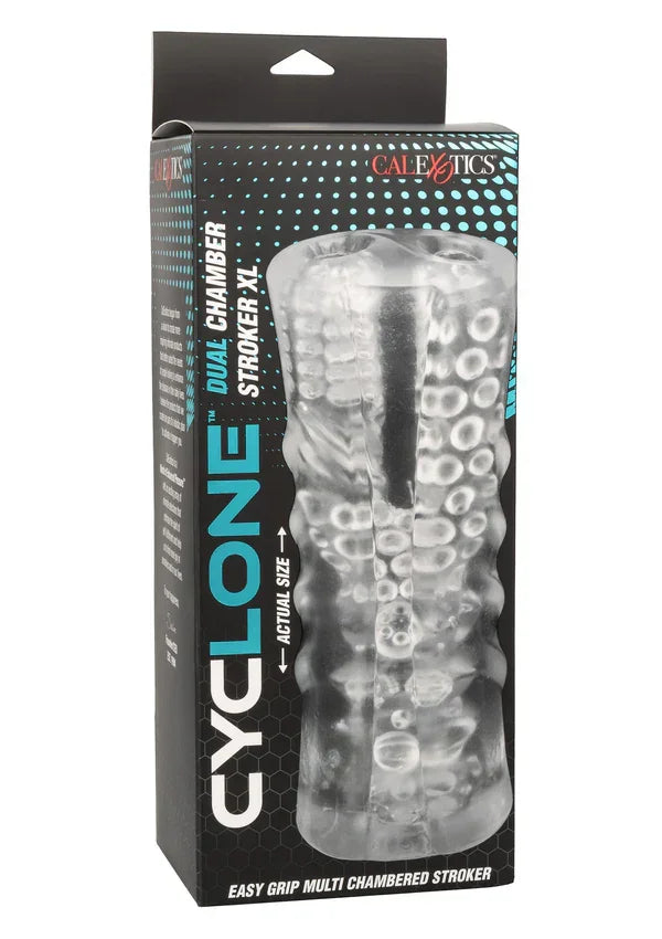 Cyclone Dual Chamber Stroker XL by Calexotics - Happytoys Sexshop: Toys for Feeling Happy & Easy 😊 - Discreet geleverd