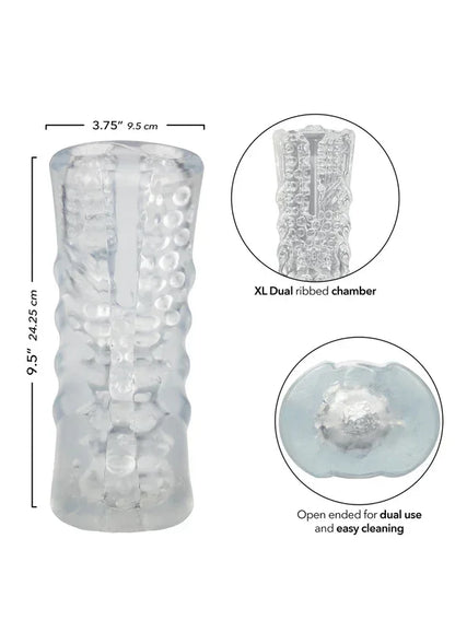 Cyclone Dual Chamber Stroker XL by Calexotics - Happytoys Sexshop: Toys for Feeling Happy & Easy 😊 - Discreet geleverd