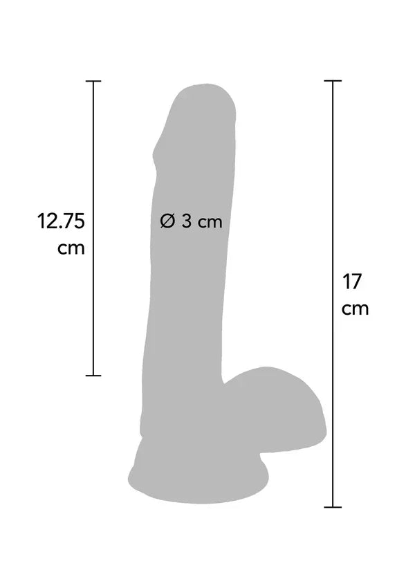 Dual Density Dildo TPE 17 cm by ToyJoy - Happytoys Sexshop: Toys for Feeling Happy & Easy 😊 - Discreet geleverd
