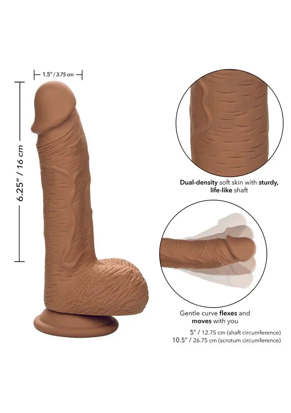 Dual Density Silicone Stud Skin 6.25 inch by CalExotics - Happytoys Sexshop: Toys for Feeling Happy & Easy 😊 - Discreet geleverd