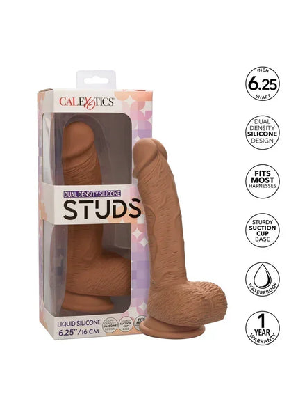 Dual Density Silicone Stud Skin 6.25 inch by CalExotics - Happytoys Sexshop: Toys for Feeling Happy & Easy 😊 - Discreet geleverd