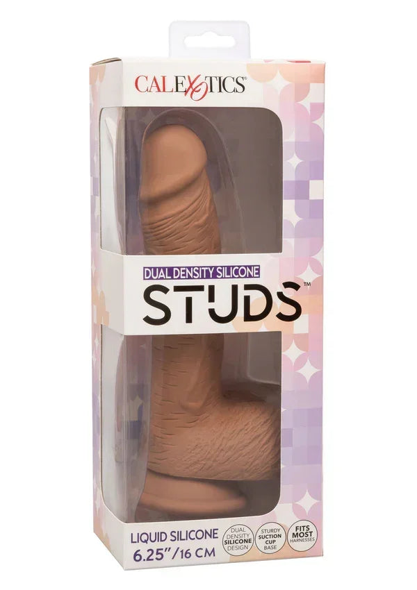 Dual Density Silicone Stud Skin 6.25 inch by CalExotics - Happytoys Sexshop: Toys for Feeling Happy & Easy 😊 - Discreet geleverd