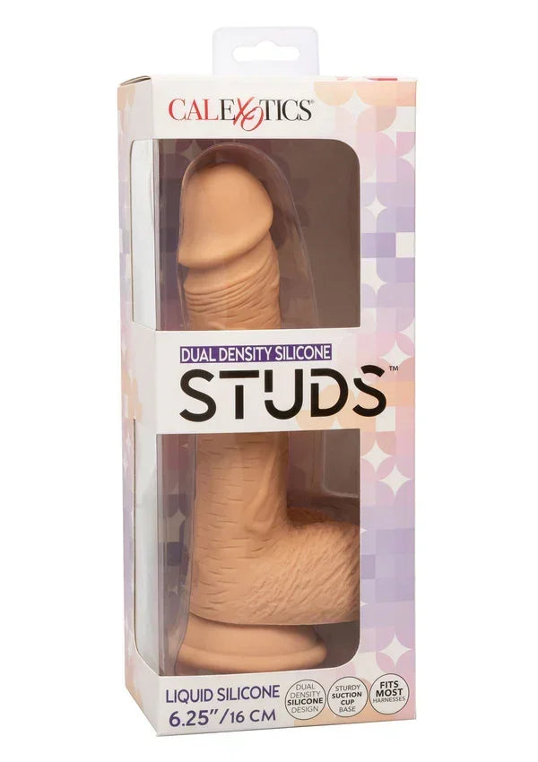 Dual Density Silicone Stud Skin 6.25 inch by CalExotics - Happytoys Sexshop: Toys for Feeling Happy & Easy 😊 - Discreet geleverd