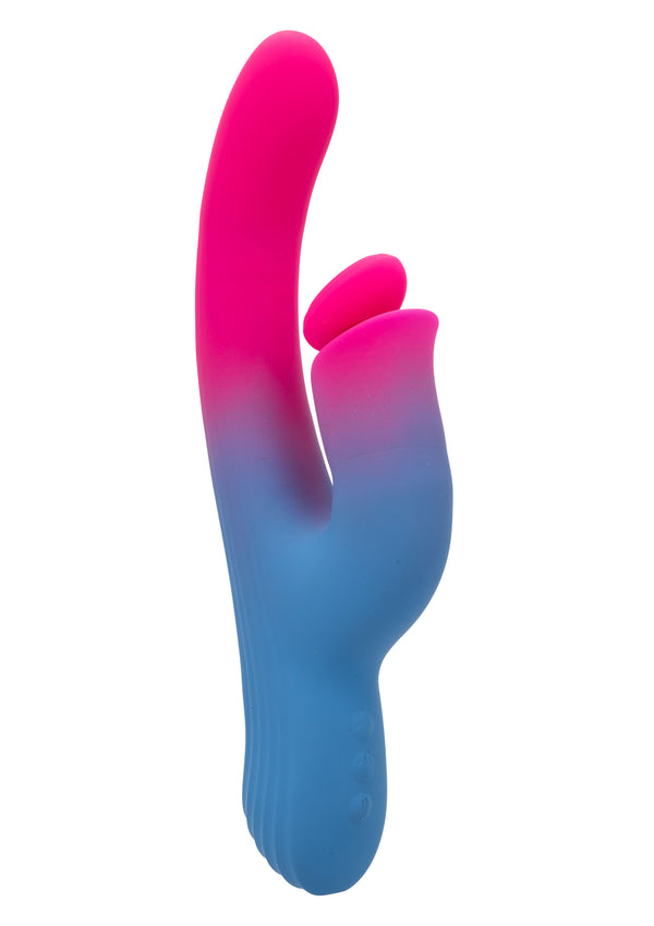 Dual_Stimulator_Thrusting_Vibrator_by_CalExotics_Elation | bestel discreet online bij Happytoys, de erotische webshop geleid door een vrouw.