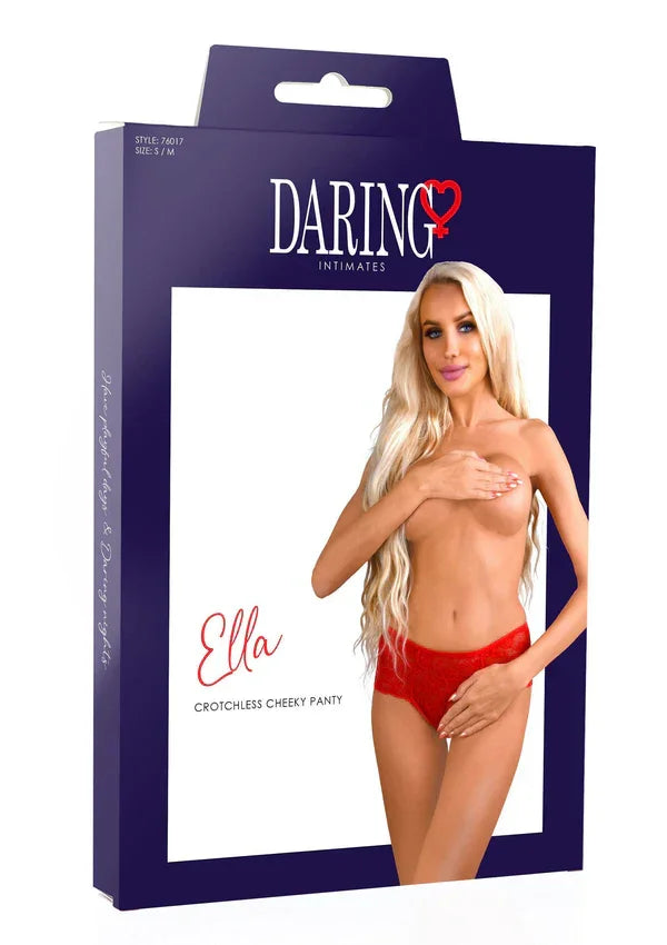 Ella crotchless cheeky panty by Daring Intimates - Happytoys Sexshop: Toys for Feeling Happy & Easy 😊 - Discreet geleverd
