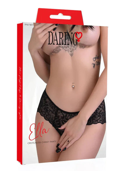Ella crotchless cheeky panty by Daring Intimates - Happytoys Sexshop: Toys for Feeling Happy & Easy 😊 - Discreet geleverd