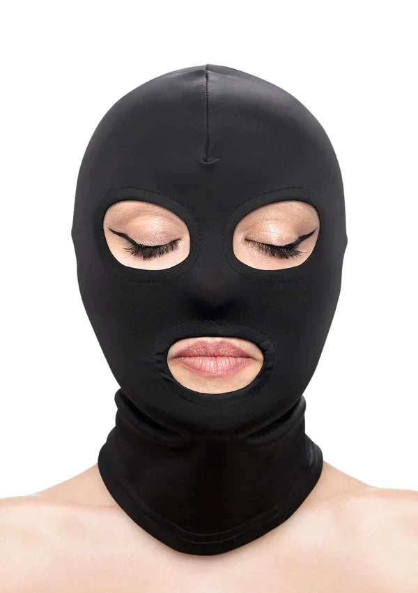 Eyes & Mouth Hood black by NS Novelties - Happytoys Sexshop: Toys for Feeling Happy & Easy 😊 - Discreet geleverd