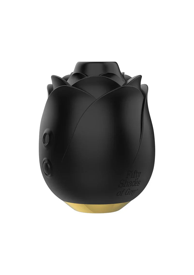 Suction Rose Black Fifthy Shades of Grey - Happytoys Sexshop: Toys for Feeling Happy & Easy 😊 - Discreet geleverd