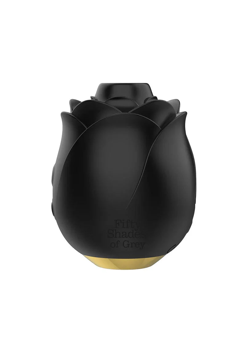 Suction Rose Black Fifthy Shades of Grey - Happytoys Sexshop: Toys for Feeling Happy & Easy 😊 - Discreet geleverd