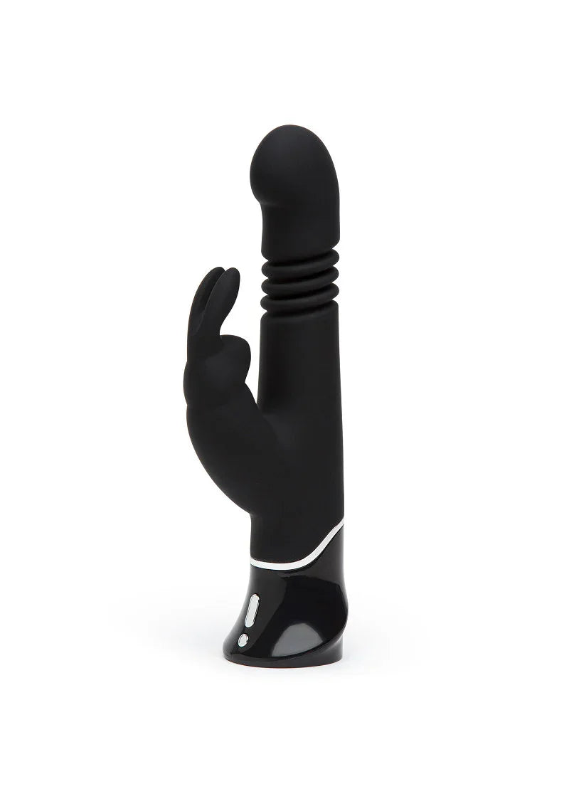 Greedy Girl Rechargeable Thrusting G-Spot Rabbit Vibrator by Fifty Shades of Grey - Happytoys Sexshop: Toys for Feeling Happy & Easy 😊 - Discreet geleverd