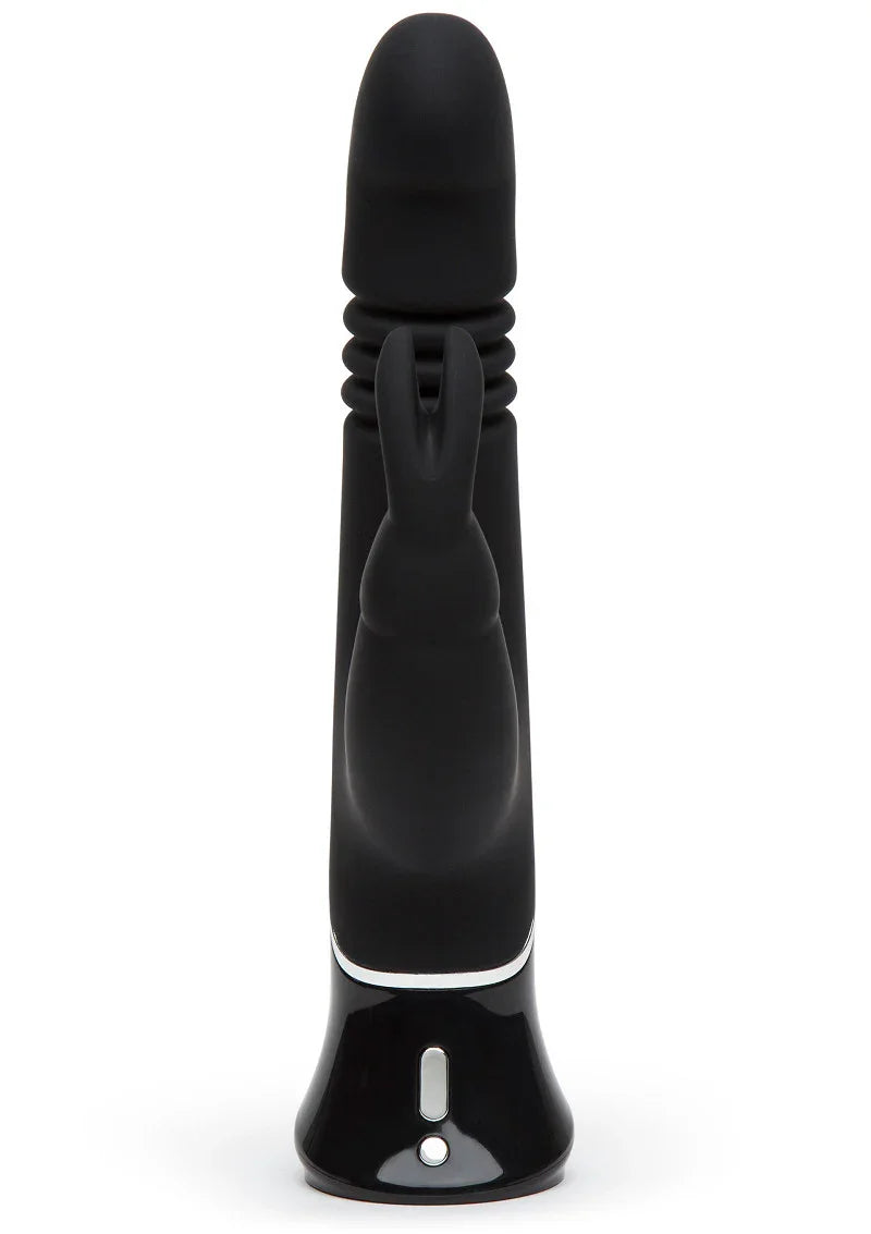 Greedy Girl Rechargeable Thrusting G-Spot Rabbit Vibrator by Fifty Shades of Grey - Happytoys Sexshop: Toys for Feeling Happy & Easy 😊 - Discreet geleverd