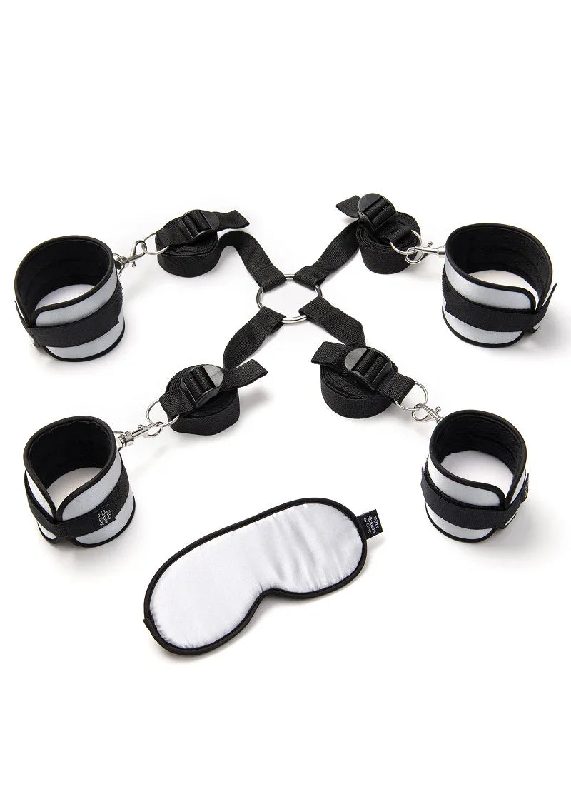 Hard Limits Bed Restraint Kit by Fifty Shades of Grey - Happytoys Sexshop: Toys for Feeling Happy & Easy 😊 - Discreet geleverd