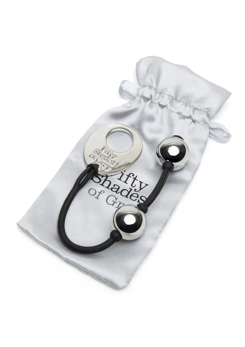 Inner Goddess Mini Silver Pleasure Balls 85g Fifty Shades of Grey - Happytoys Sexshop: Toys for Feeling Happy & Easy 😊 - Discreet geleverd