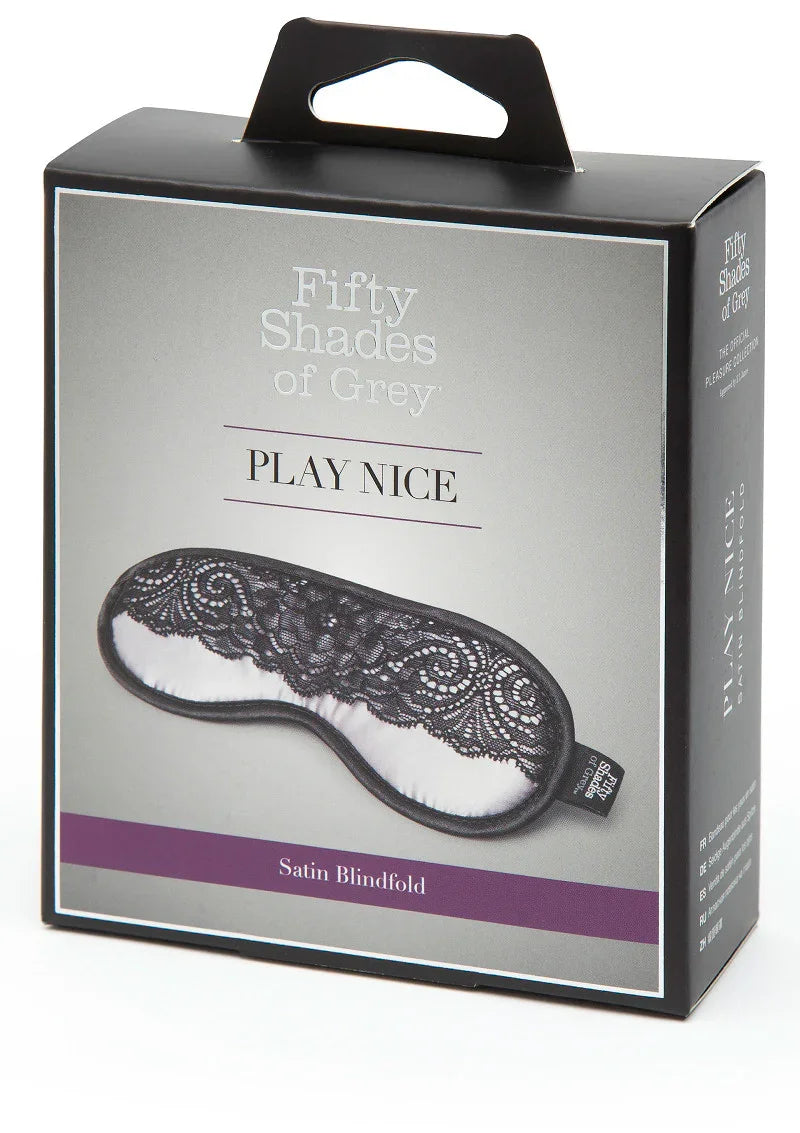 Play Nice Satin & Lace Blindfold Fifty Shades of Grey - Happytoys Sexshop: Toys for Feeling Happy & Easy 😊 - Discreet geleverd
