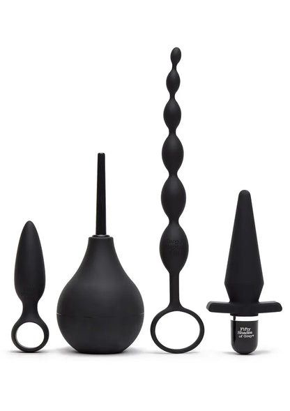 Pleasure Overload Starter Anal Kit (4 piece kit) Fifty Shades of Grey - Happytoys Sexshop: Toys for Feeling Happy & Easy 😊 - Discreet geleverd