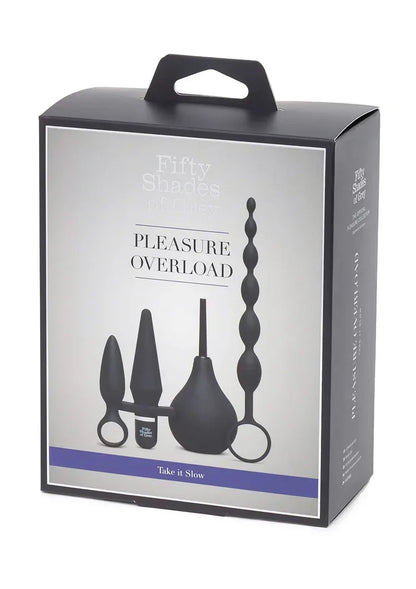 Pleasure Overload Starter Anal Kit (4 piece kit) Fifty Shades of Grey - Happytoys Sexshop: Toys for Feeling Happy & Easy 😊 - Discreet geleverd