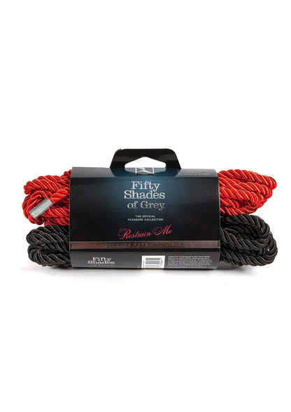 Restrain Me Bondage Rope Twin Pack by Fifty Shades of Grey - Happytoys Sexshop: Toys for Feeling Happy & Easy 😊 - Discreet geleverd