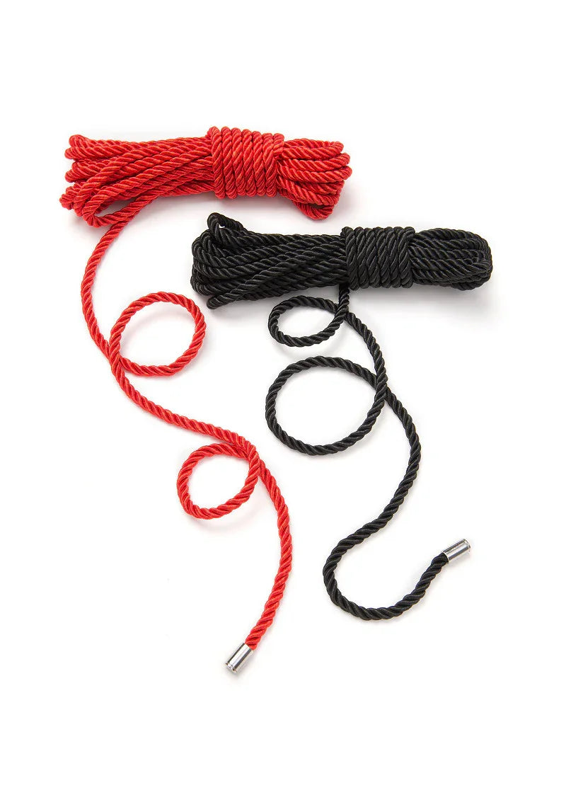Restrain Me Bondage Rope Twin Pack by Fifty Shades of Grey - Happytoys Sexshop: Toys for Feeling Happy & Easy 😊 - Discreet geleverd