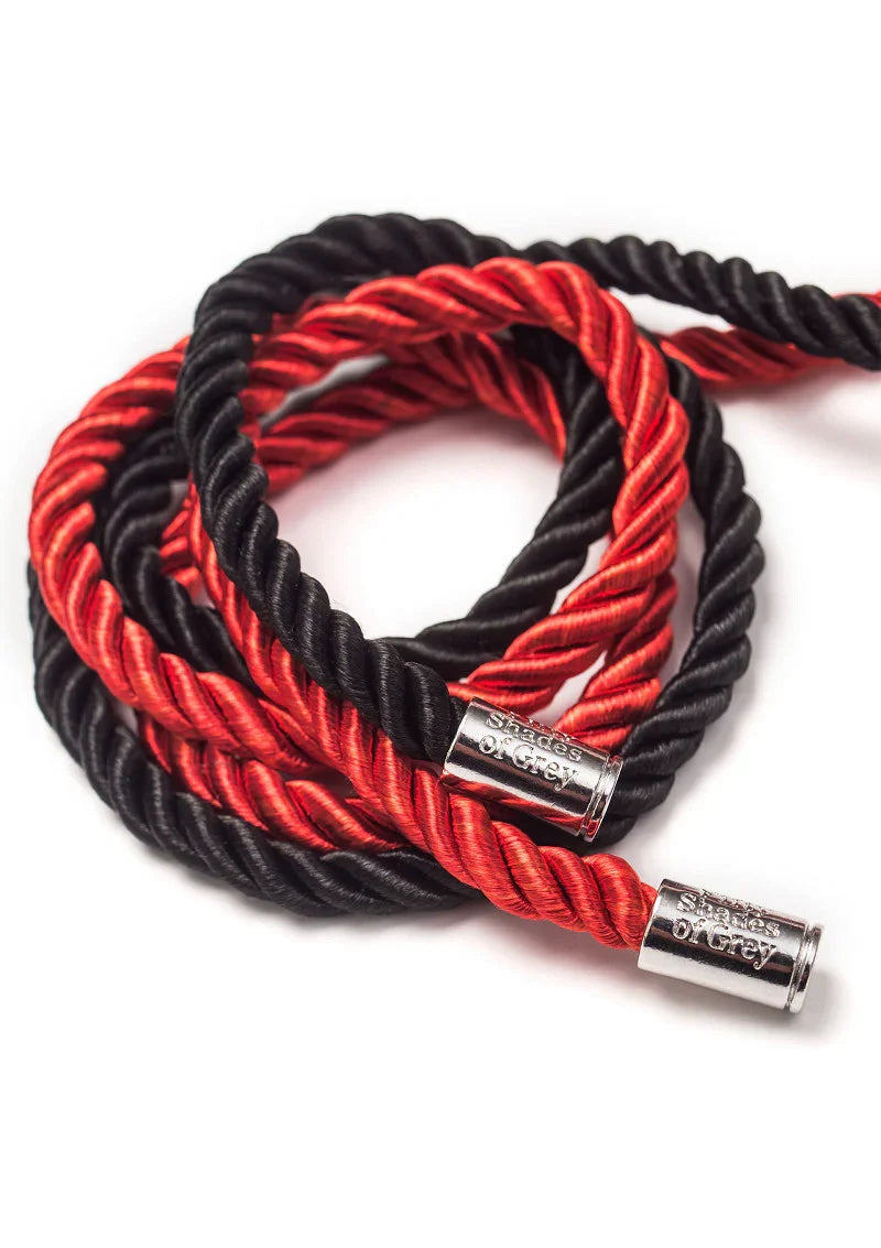 Restrain Me Bondage Rope Twin Pack by Fifty Shades of Grey - Happytoys Sexshop: Toys for Feeling Happy & Easy 😊 - Discreet geleverd