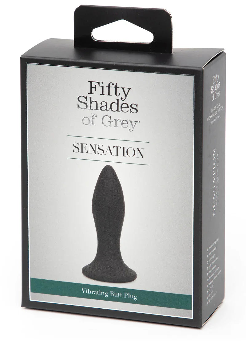 Sensation Rechargeable Vibrating Butt Plug by Fifty Shades of Grey - Happytoys Sexshop: Toys for Feeling Happy & Easy 😊 - Discreet geleverd