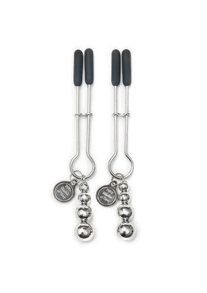 The Pinch Adjustable Nipple Clamps by Fifty Shades of Grey - Happytoys Sexshop: Toys for Feeling Happy & Easy 😊 - Discreet geleverd