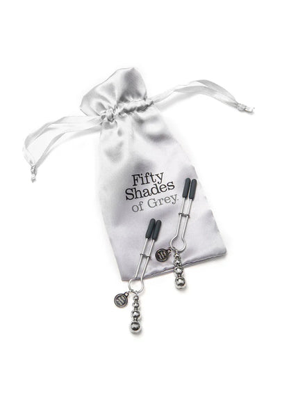 The Pinch Adjustable Nipple Clamps by Fifty Shades of Grey - Happytoys Sexshop: Toys for Feeling Happy & Easy 😊 - Discreet geleverd