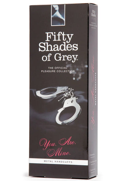 You Are Mine Metal Handcuffs Fifty Shades of Grey - Happytoys Sexshop: Toys for Feeling Happy & Easy 😊 - Discreet geleverd