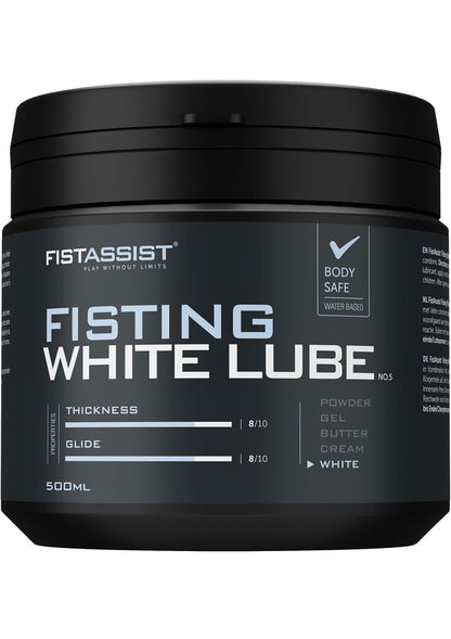 Beste vandaag nog: Fisting White Lube 500 ml by Cobeco Fist Assist - bij Happytoys Sexshop: online sex shop for Feeling Happy & Easy 😊