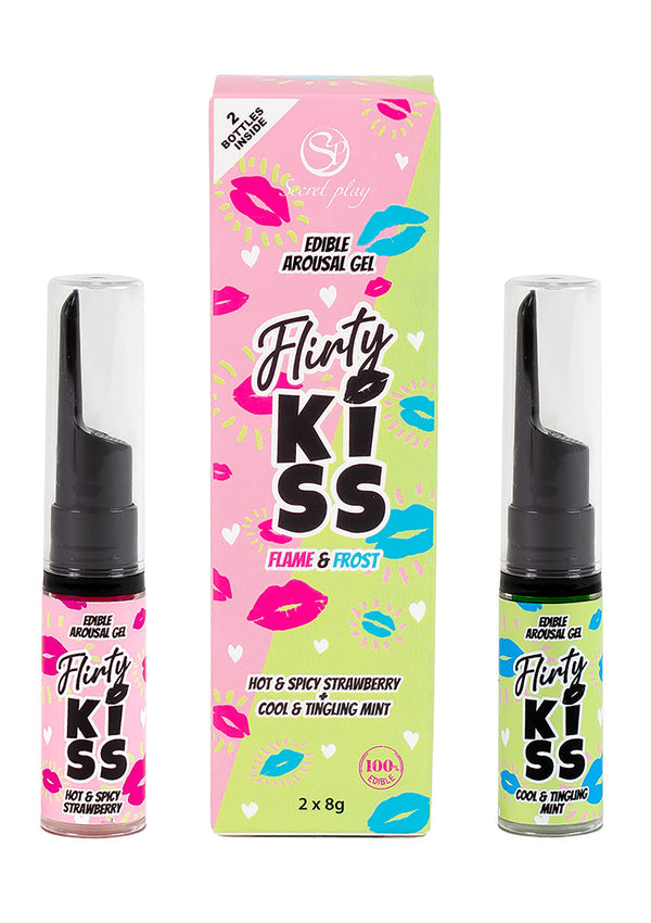Flirt Kiss Gel Strawberry Mint 2x8 gr by Secret Play