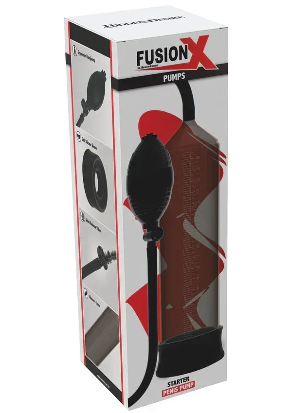 Fusion Starter Penis Pump Blue by Hidden Desire - Happytoys Sexshop: Toys for Feeling Happy & Easy 😊 - Discreet geleverd