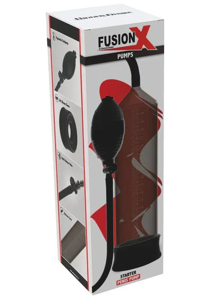 Fusion Starter Penis Pump Blue by Hidden Desire - Happytoys Sexshop: Toys for Feeling Happy & Easy 😊 - Discreet geleverd