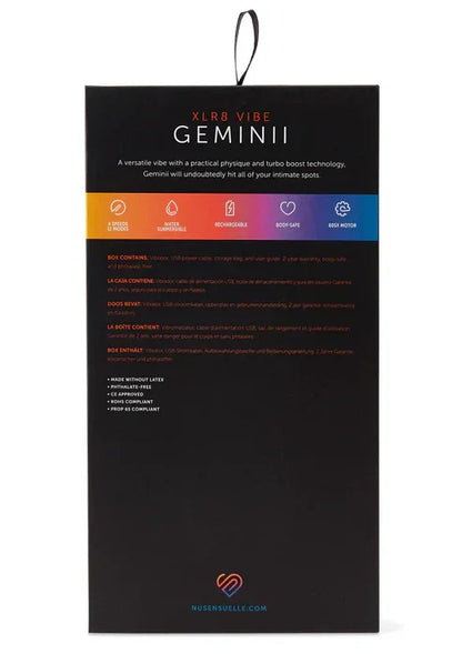 Geminii XLR8 Vibrator by Nu Sensuelle