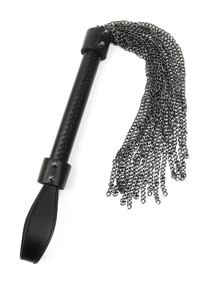 Genuine Leather Chain Whip by Hidden Desire - Happytoys Sexshop: Toys for Feeling Happy & Easy 😊 - Discreet geleverd